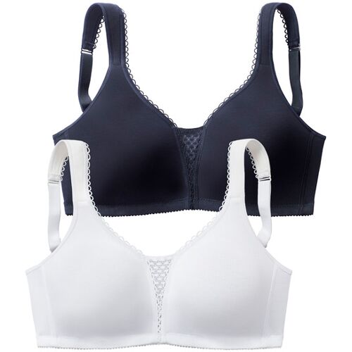 Nuance Entlastungs-Bh Damen Schwarz+weiß Gr.85b