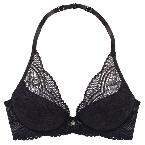 Nuance Neckholder-Bh Damen Schwarz Gr.80c