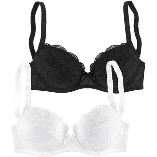 Petite Fleur Balconette-Bh Damen Weiß+schwarz Gr.85c