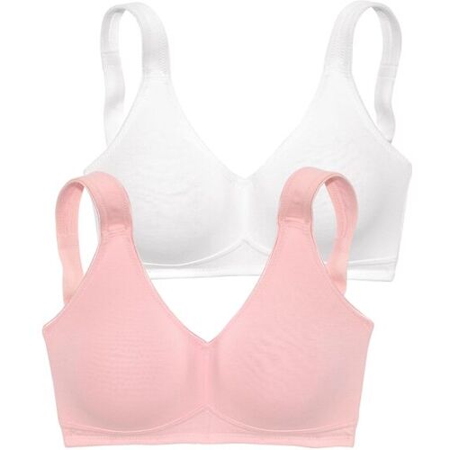 Petite Fleur Soft-Bh Damen Rosa+weiß Gr.85d
