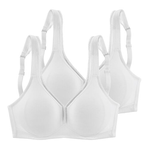 Petite Fleur T-Shirt-Bh Damen 2xweiß Gr.95c