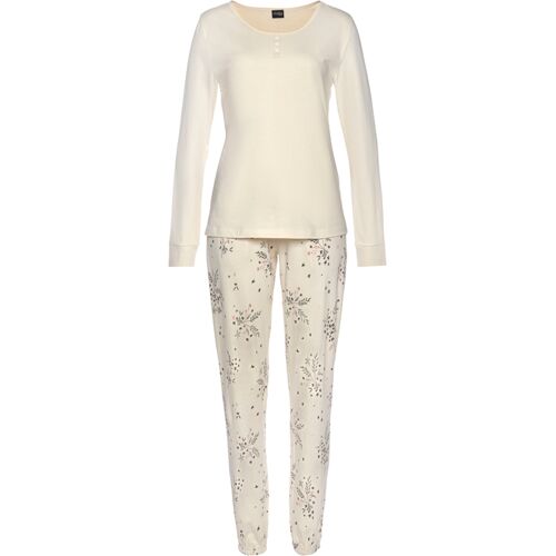 Vivance Dreams Damen Pyjama Beige Gr.56/58