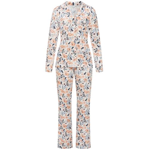 Vivance Dreams Damen Pyjama Rosa-Blau-Geblümt Gr.36/38