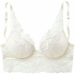 Lascana Bustier Damen Offwhite Gr.75 Cup A Lascana Bustier Damen Offwhite Gr.75 Cup A