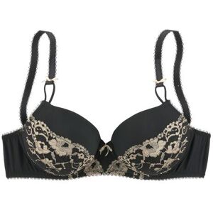 Lascana Schalen-Bh Damen Schwarz-Goldfarben Gr.100e Lascana Schalen-Bh Damen Schwarz-Goldfarben Gr.100e