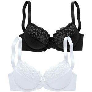 Petite Fleur Bügel-BH - Klassisch Schwarz & Weiß - Dessous Petite Fleur Bügel-BH - Klassisch Schwarz & Weiß - Dessous