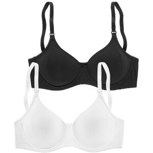 Petite Fleur Still-Bh Damen Schwarz+weiß Gr.90c Petite Fleur Still-Bh Damen Schwarz+weiß Gr.90c