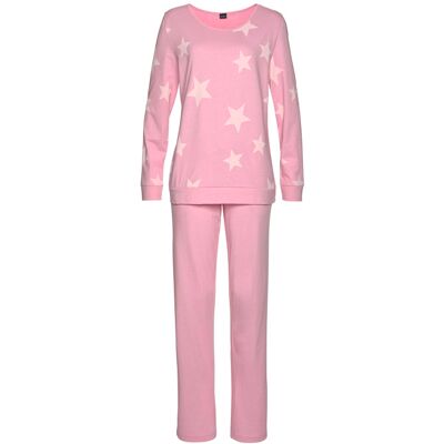Arizona Damen Pyjama Rosa-Sterne Gr.40/42 Arizona Damen Pyjama Rosa-Sterne Gr.40/42