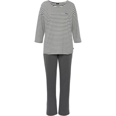 H.I.S Damen Pyjama Anthrazit Gr.56/58 H.I.S Damen Pyjama Anthrazit Gr.56/58