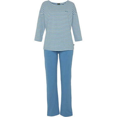 H.I.S Damen Pyjama Blau Gr.40/42 H.I.S Damen Pyjama Blau Gr.40/42