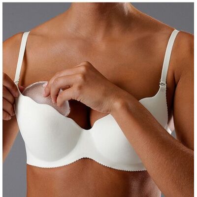 Lascana Bh-Einlagen Damen Transparent/glitzer Gr. Lascana Bh-Einlagen Damen Transparent/glitzer Gr.