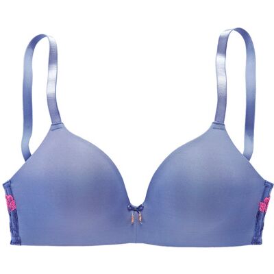 Lascana Bralette-Bh Damen Blau-Pink Gr.75d Lascana Bralette-Bh Damen Blau-Pink Gr.75d