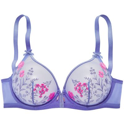 Lascana Bügel-Bh Damen Blau-Pink Gr.80e Lascana Bügel-Bh Damen Blau-Pink Gr.80e