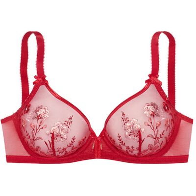 Lascana Bügel-Bh Damen Rot-Rosa Gr.80b Lascana Bügel-Bh Damen Rot-Rosa Gr.80b
