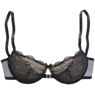 Lascana Bügel-Bh Damen Schwarz-Gold Gr.80a Lascana Bügel-Bh Damen Schwarz-Gold Gr.80a