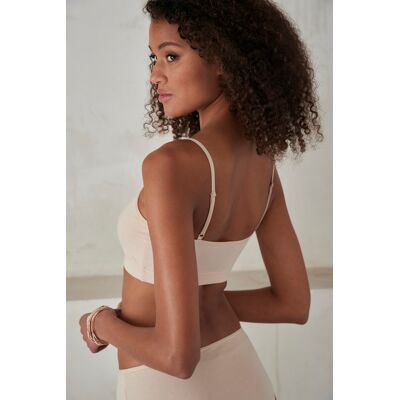 Lascana Bustier Damen Champagner Gr.44/46 Lascana Bustier Damen Champagner Gr.44/46