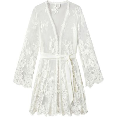Lascana Damen Kimono Creme Gr.36/38 Lascana Damen Kimono Creme Gr.36/38
