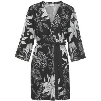 Lascana Damen Kimono Schwarz Gr.36/38 Lascana Damen Kimono Schwarz Gr.36/38