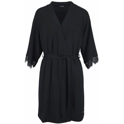 Lascana Damen Kimono Schwarz Gr.44/46 Lascana Damen Kimono Schwarz Gr.44/46