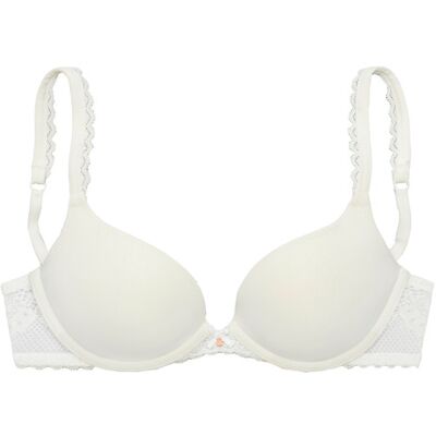 Lascana Push-Up-Bh Damen Creme Gr.85d Lascana Push-Up-Bh Damen Creme Gr.85d
