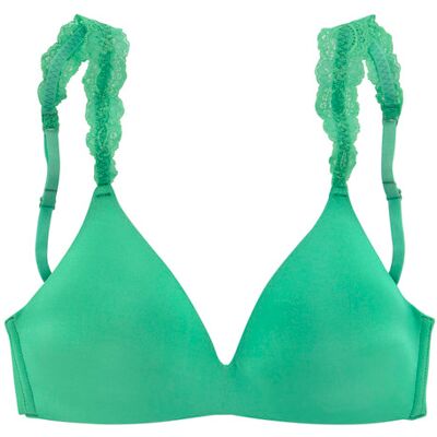 Lascana Push-Up-Bh Damen Grün Gr.75aa Lascana Push-Up-Bh Damen Grün Gr.75aa