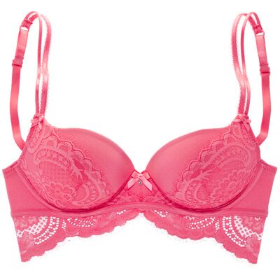 Lascana Push-Up-Bh Damen Pink Gr.80c Lascana Push-Up-Bh Damen Pink Gr.80c