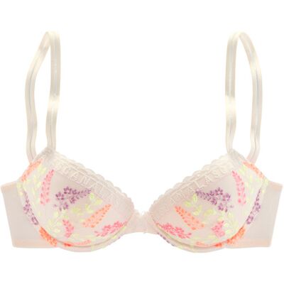 Lascana Push-Up-Bh Damen Puder-Neon Gr.75e Lascana Push-Up-Bh Damen Puder-Neon Gr.75e