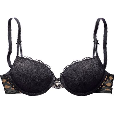 Lascana Push-Up-Bh Damen Schwarz Gr.85d Lascana Push-Up-Bh Damen Schwarz Gr.85d