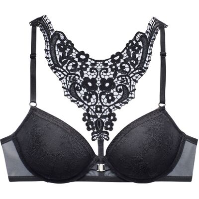 Lascana Push-Up-Bh Damen Schwarz Gr.85b Lascana Push-Up-Bh Damen Schwarz Gr.85b