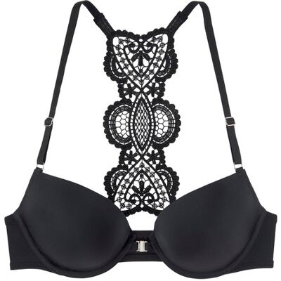 Lascana Push-Up-Bh Damen Schwarz Gr.80e Lascana Push-Up-Bh Damen Schwarz Gr.80e