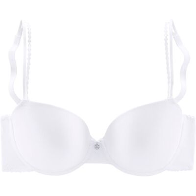 Lascana Push-Up-Bh Damen Weiß Gr.85c Lascana Push-Up-Bh Damen Weiß Gr.85c