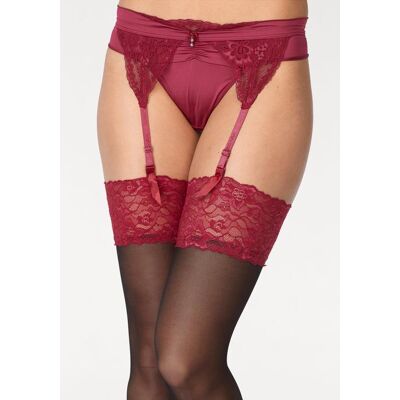 Lascana Strapsstrümpfe Damen Rubinrot Gr.44/46 Lascana Strapsstrümpfe Damen Rubinrot Gr.44/46