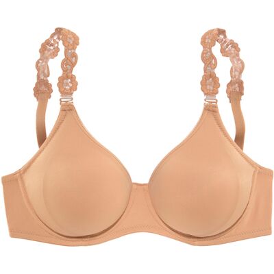 Lascana T-Shirt-Bh Damen Caramel Gr.80e Lascana T-Shirt-Bh Damen Caramel Gr.80e