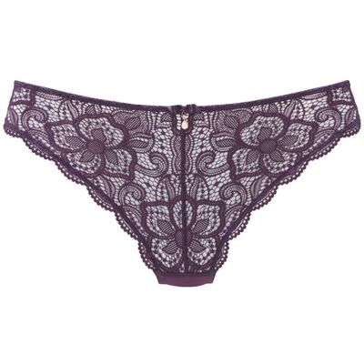Lascana Tanga Damen Pflaume Gr.32/34 Lascana Tanga Damen Pflaume Gr.32/34