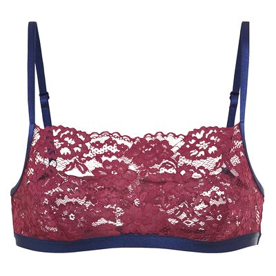 Lscn By Lascana Bustier Damen Deep Berry Gr.32/34 Lscn By Lascana Bustier Damen Deep Berry Gr.32/34