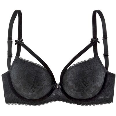 Petite Fleur Gold By Lascana Schalen-Bh Damen Schwarz Gr.80d Petite Fleur Gold By Lascana Schalen-Bh Damen Schwarz Gr.80d
