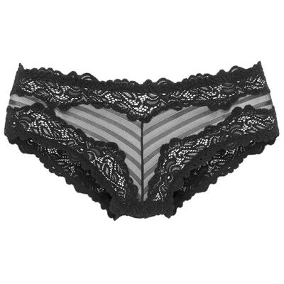 Petite Fleur Gold By Lascana Tangaslip Damen Schwarz Gr.32/34 Petite Fleur Gold By Lascana Tangaslip Damen Schwarz Gr.32/34