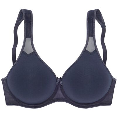 Petite Fleur By Lascana T-Shirt-Bh Damen Marine Gr.95c Petite Fleur By Lascana T-Shirt-Bh Damen Marine Gr.95c