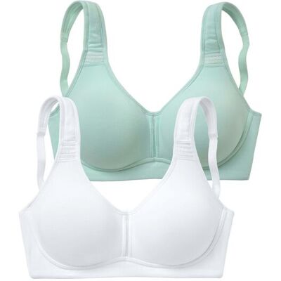 Petite Fleur By Lascana T-Shirt-Bh Damen Mint+weiß Gr.80d Petite Fleur By Lascana T-Shirt-Bh Damen Mint+weiß Gr.80d