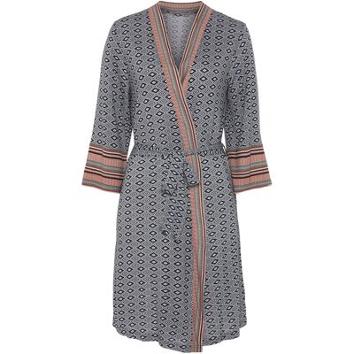 Vivance Dreams By Lascana Damen Kimono Braun Gemustert Gr.36/38 Vivance Dreams By Lascana Damen Kimono Braun Gemustert Gr.36/38