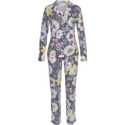 Vivance Dreams By Lascana Damen Pyjama Bunt Geblümt Gr.36/38 Vivance Dreams By Lascana Damen Pyjama Bunt Geblümt Gr.36/38