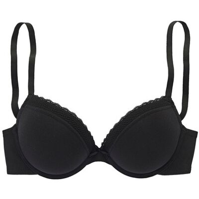 Vivance By Lascana Push-Up-Bh Damen Schwarz Gr.80c Vivance By Lascana Push-Up-Bh Damen Schwarz Gr.80c