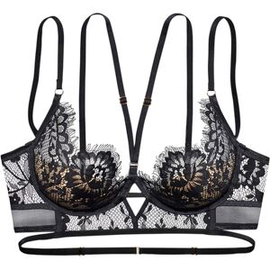 Lascana Push-Up-Bh Damen Schwarz Gr.90b