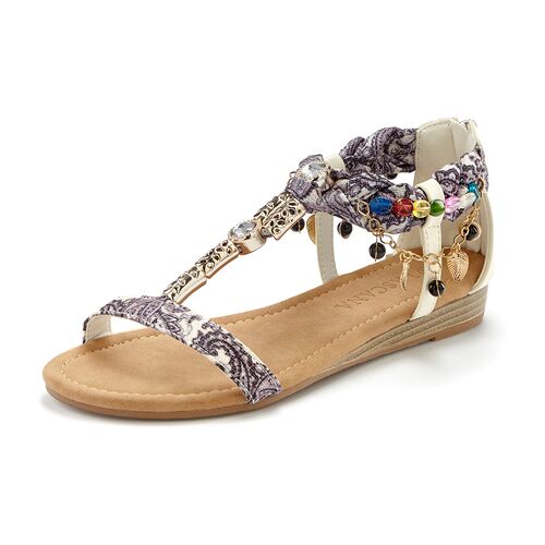 Lascana Sandale Damen Creme Gr.42