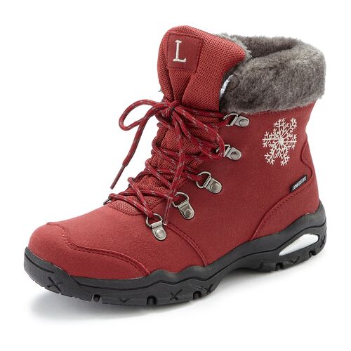 Lascana Winterstiefelette Damen Dunkelrot Gr.42