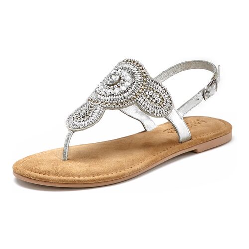 Lascana Zehentrenner Damen Silberfarben Gr.38