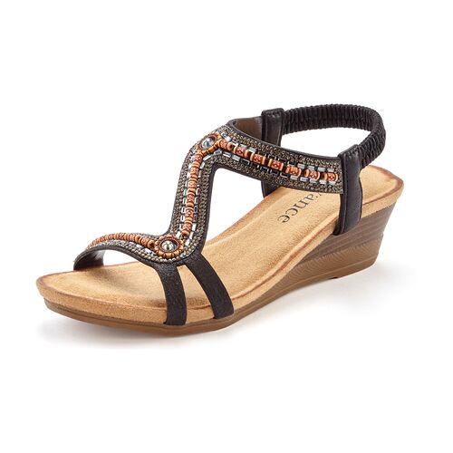 Vivance Sandalette Damen Schwarz Gr.40