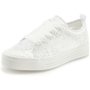 LASCANA Gr. 36 Weiß Veganer Sneaker - Sneaker LASCANA Gr. 36 Weiß Veganer Sneaker - Sneaker
