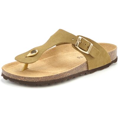 Elbsand Pantolette Damen Khaki Gr.39 Elbsand Pantolette Damen Khaki Gr.39