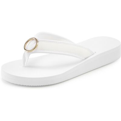 Lascana Badezehentrenner Damen Weiß Gr.35 Lascana Badezehentrenner Damen Weiß Gr.35